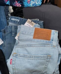 Shelf Pulls pallets of clothing